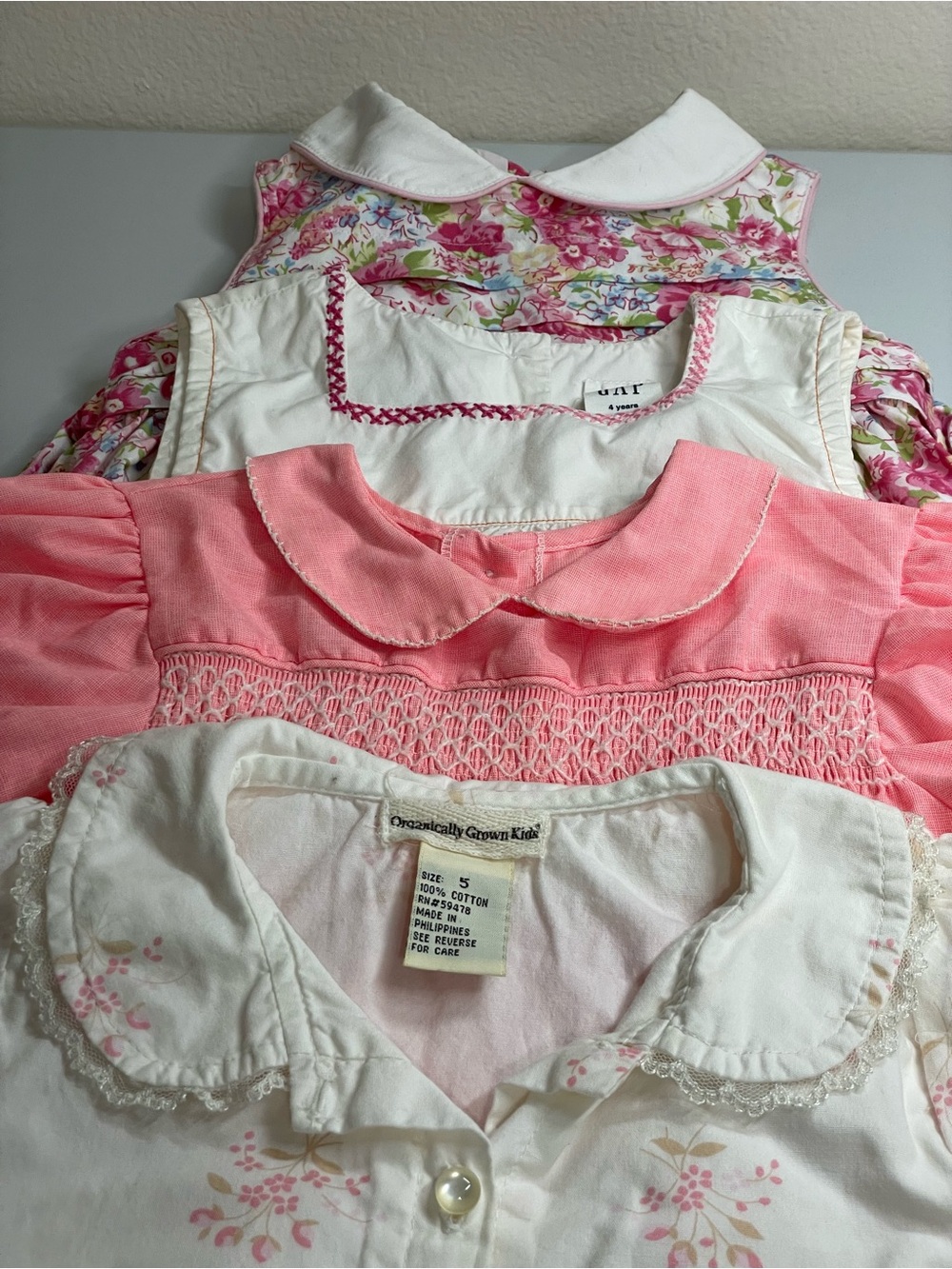 Girls Size 4T Dresses and Tops Two of Each